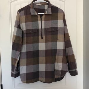 Woolrich Flannel Pullover Top